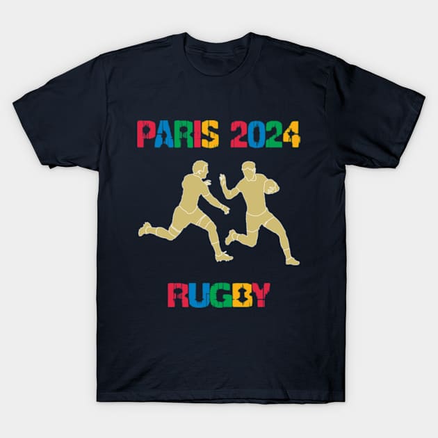 Paris 2024 T-Shirt by Womens Art Store